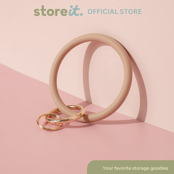 Store It Silicone Wristlet Keychain - Cookie Dough