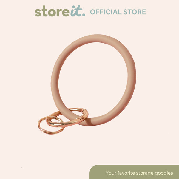 store it Silicone Wristlet Keychain - Cookie Dough