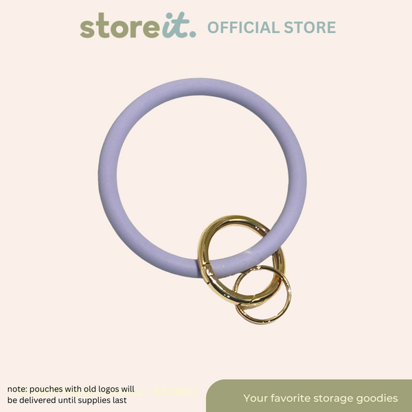 store it Silicone Wristlet Keychain - Lavender