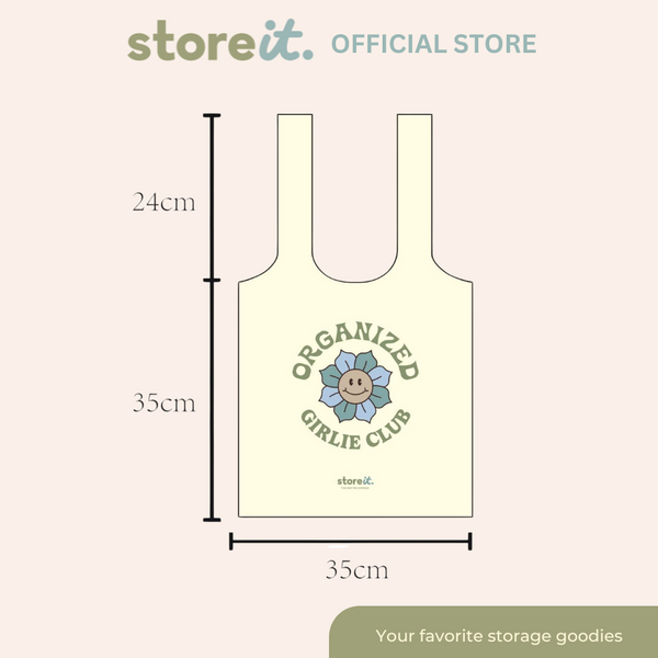 Store It Store It Organized Girlie Canvas Tote Bag