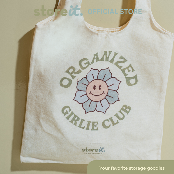 Store It Store It Organized Girlie Canvas Tote Bag
