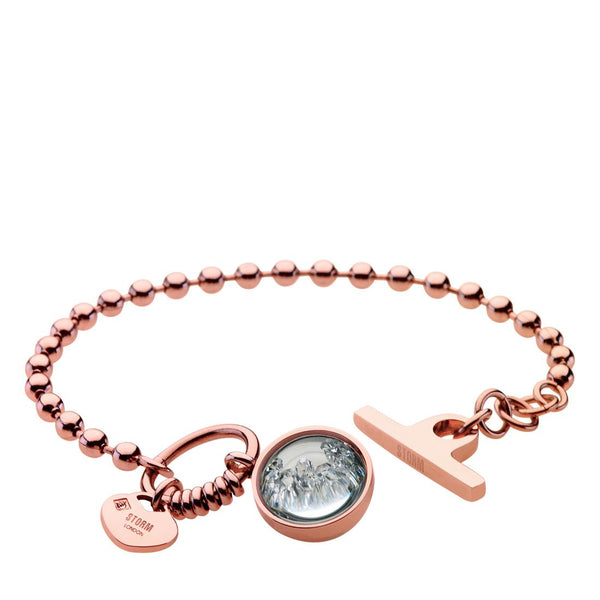 storm CRYSTA BALL BRACELET ROSE GOLD