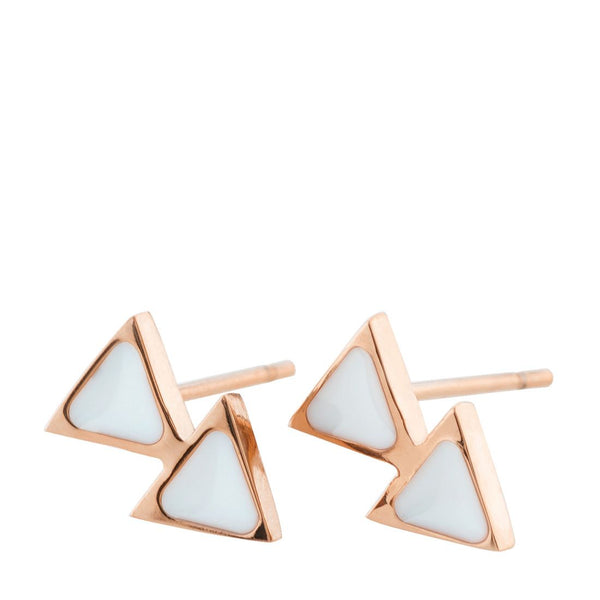 storm ENAMELLI EARRING ROSE GOLD