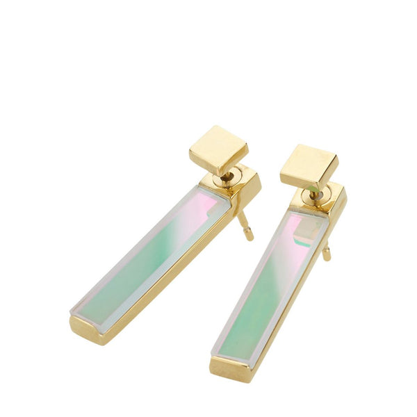 storm SILICA EARRING GOLD ICE