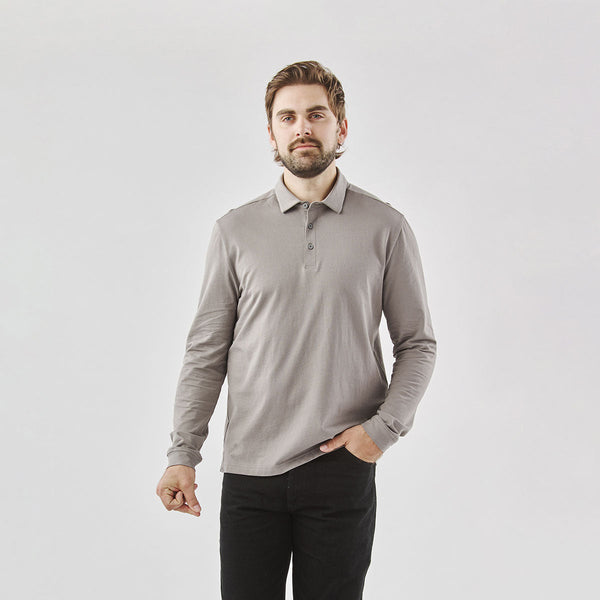 stormtech Men's Nevada L/S Micro Pique Polo - PLX-1M
