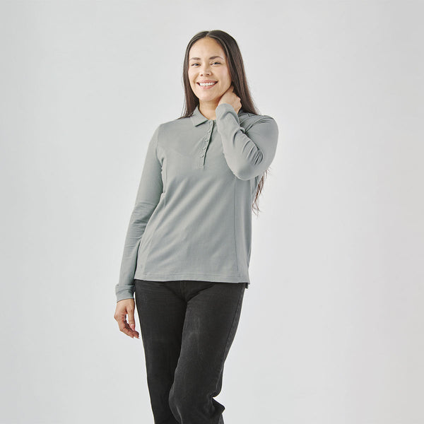 stormtech Women's Nevada L/S Micro Pique Polo - PLX-1W