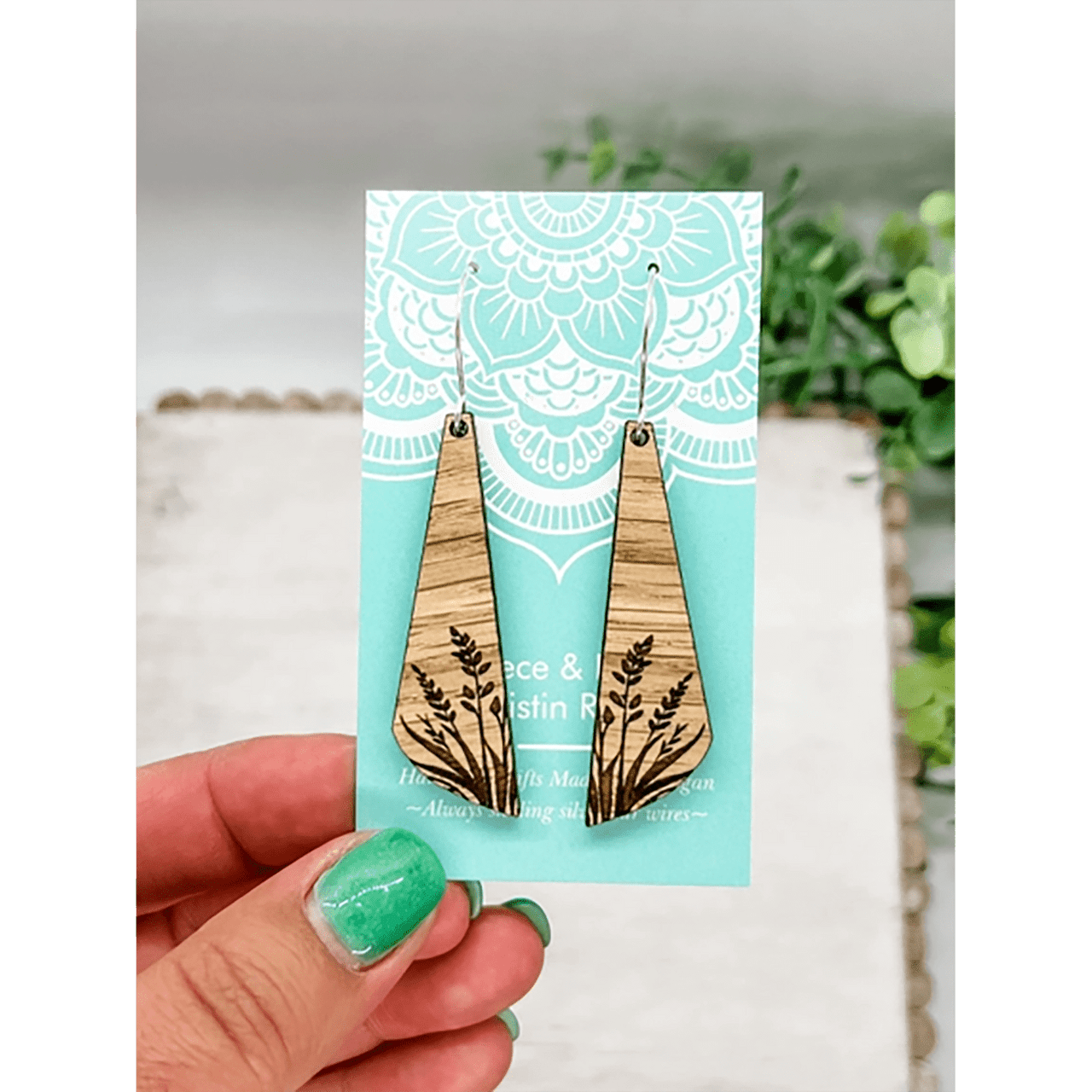 stormy kromer Fleece & Fancy Wildflower Bar Earrings