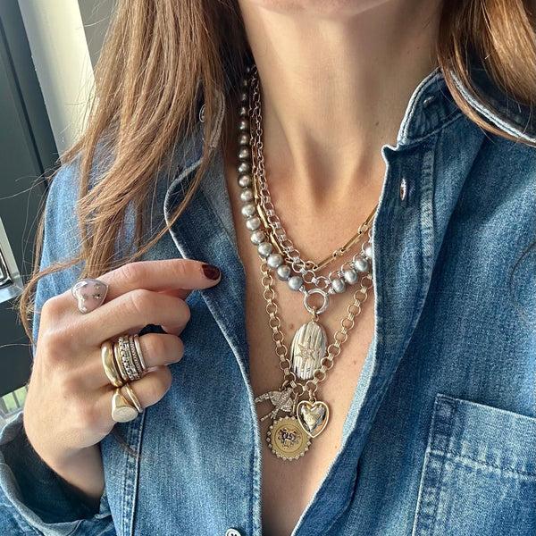 Storrow 14K Yellow & White Gold Pearl & Diamond Lillian Locket