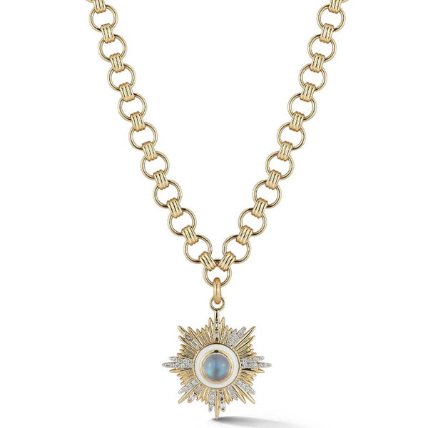 Storrow 14K Everett & Victoria Medallion Necklace