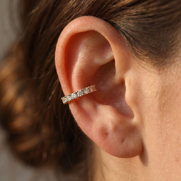 Storrow 14K Gold Diamond Ear Cuff