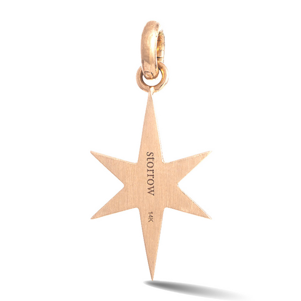 Storrow 14K Gold Pearl & Diamond Large Stella Charm