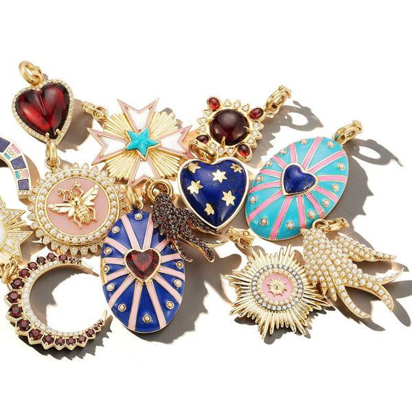 Storrow 14K Gold & Pearl Large Birdie Charm