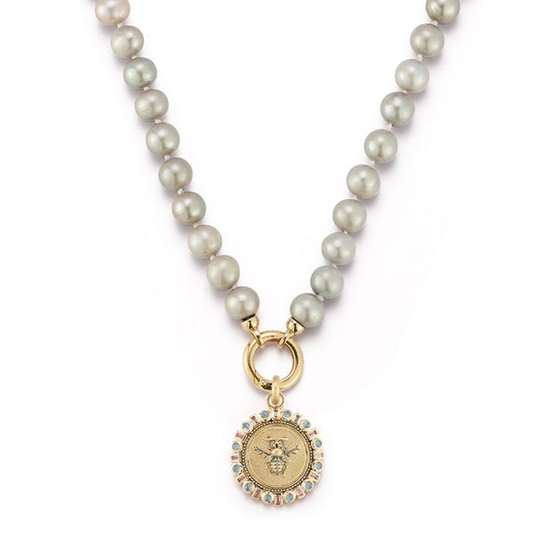 Storrow 14K Mae & Ezra Charm Necklace