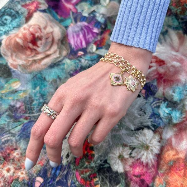 Storrow 14K Mini Vivienne & Everett Chain Bracelet