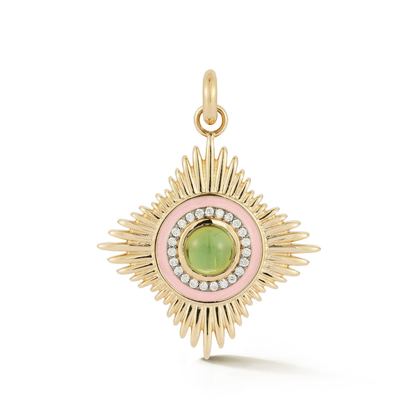 Storrow 14K Pink Vivienne & Birdie Necklace