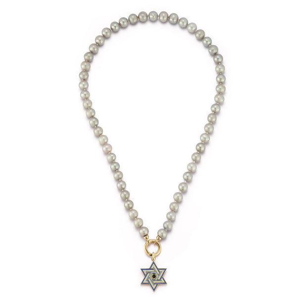 storrow 14K Star Of David & Ezra Charm Necklace
