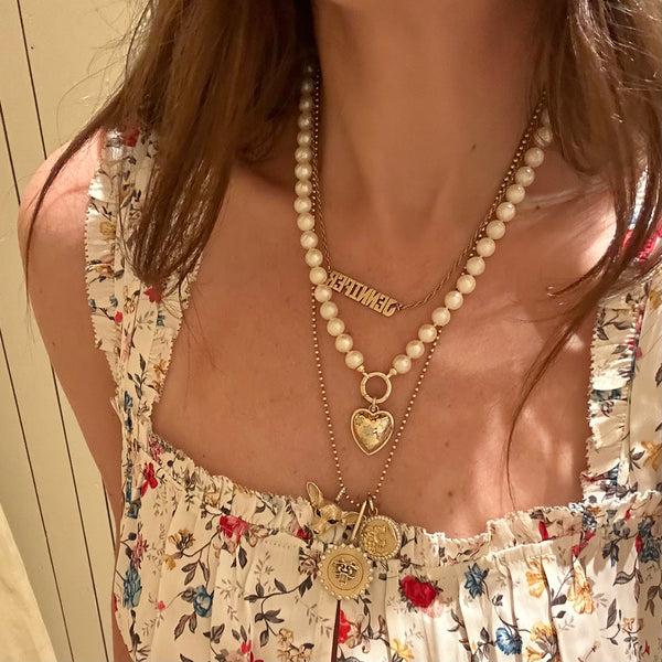 Storrow 14K Yellow & White Gold Anna Heart Charm