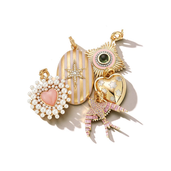 Storrow 14K Yellow & White Gold Anna Heart Charm