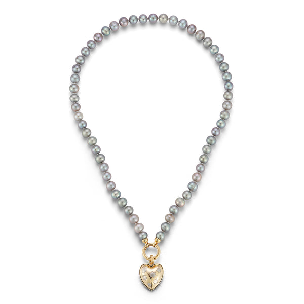 Storrow 18" Grey 7MM Freshwater Pearl Ezra Necklace