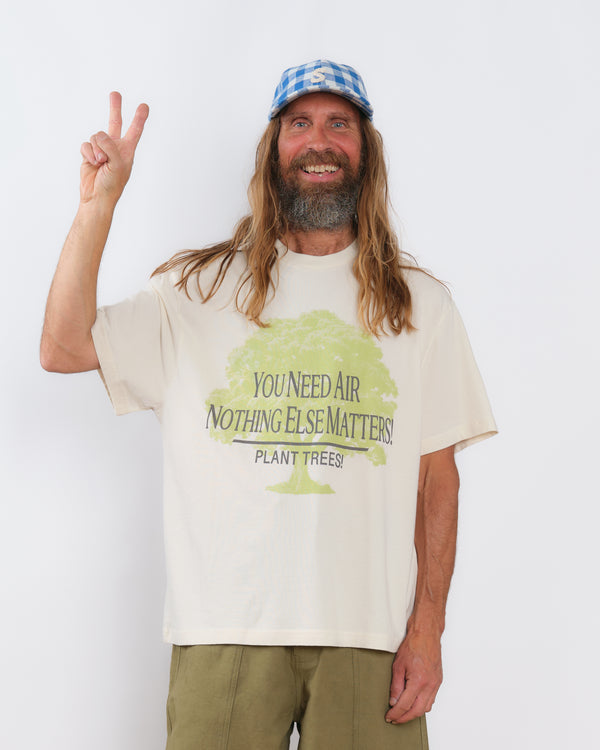 Story Mfg. Custom Baseball Cap - Blue Gingham Handloom