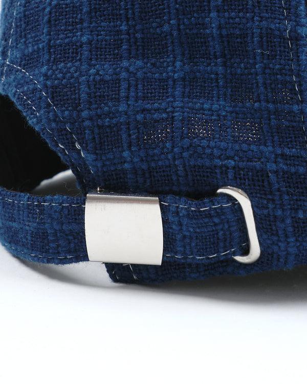 Story Mfg. Custom Baseball Cap - Indigo Waffle Handloom