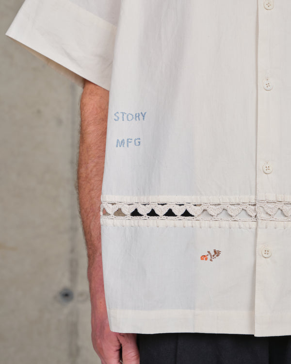 Story Mfg. Greetings Shirt SS - Interrupted Embroidery