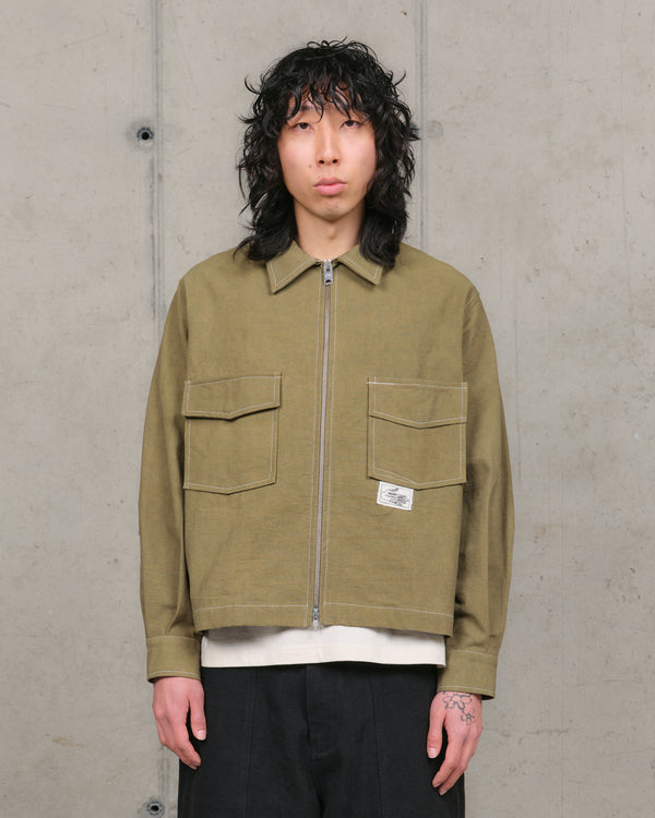 story mfg. 555 Jacket - Olive Wonky-Wear