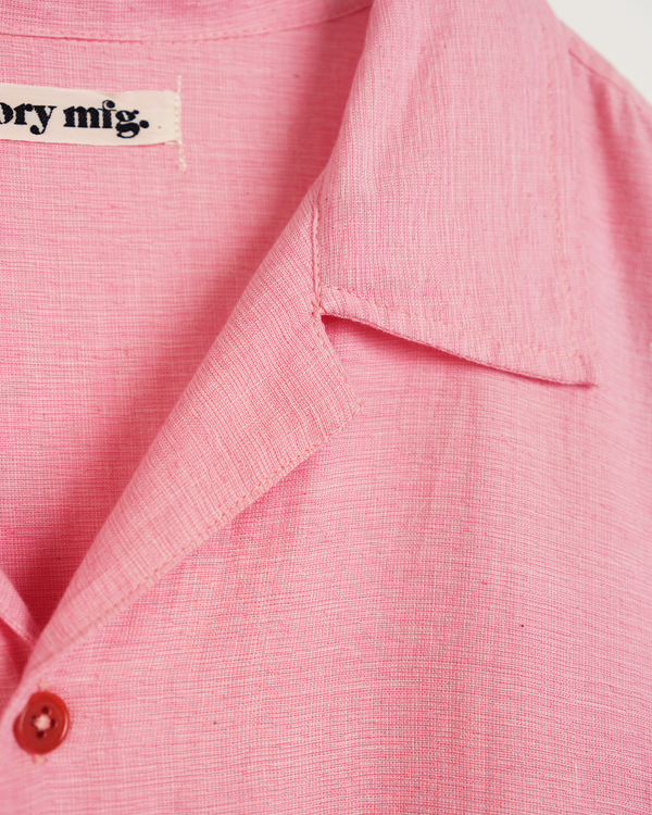 Story Mfg. Apple Dress - Pink Pleated