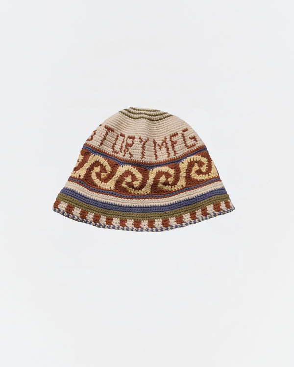 story mfg. Brew Hat - Olive Spiral