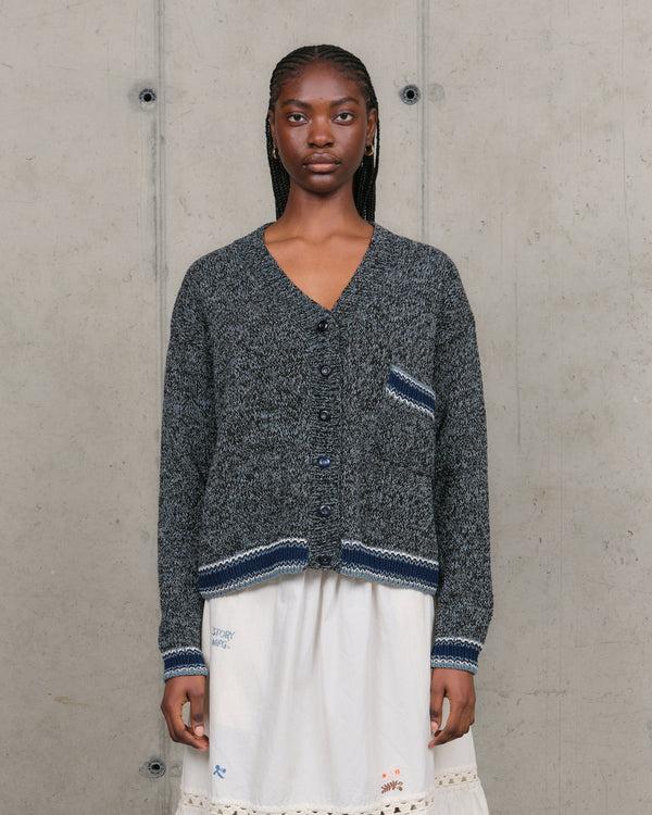 story mfg. Bulb Cardigan - Twisted Black