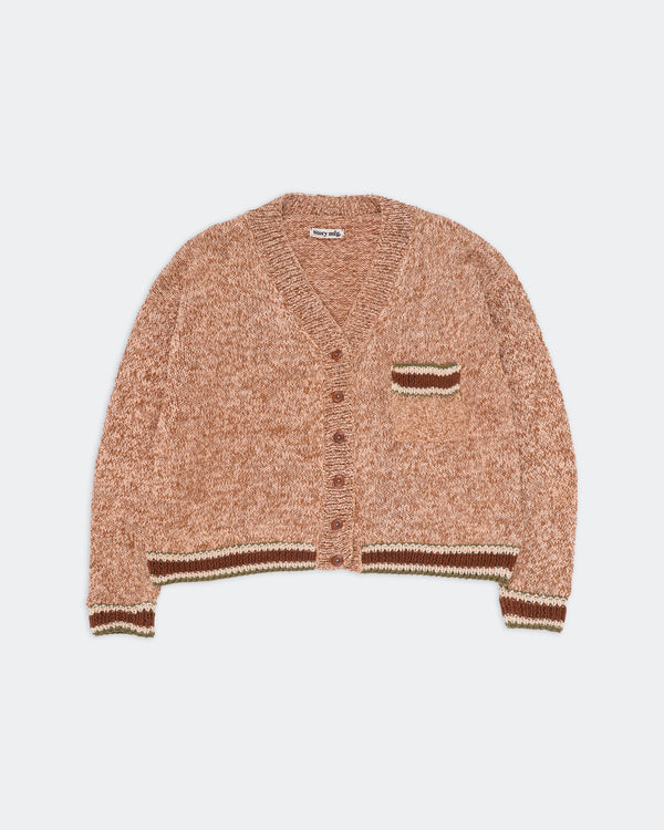 Story Mfg. Bulb Cardigan - Twisted Pink