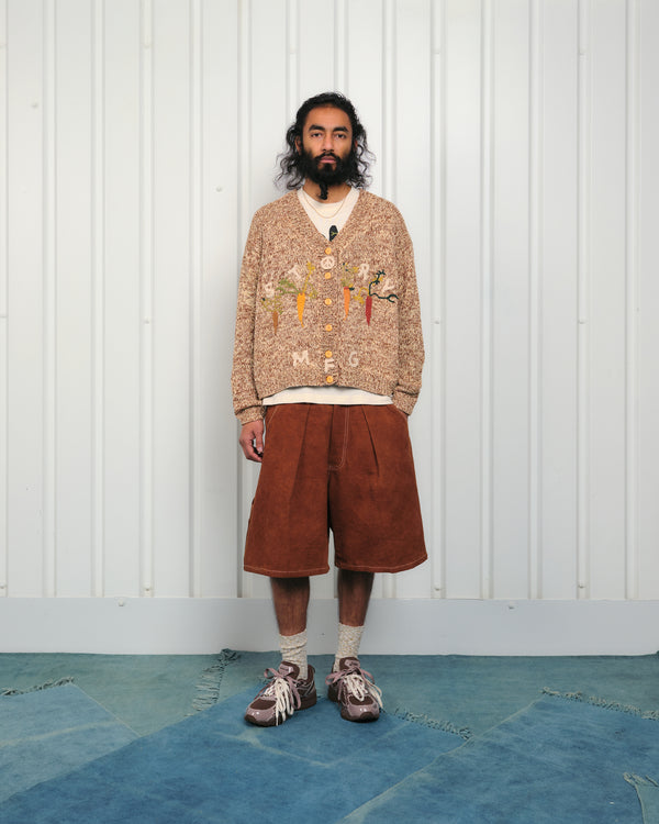 Story Mfg. Bulb Knit Cardigan - Jackfruit Carrots