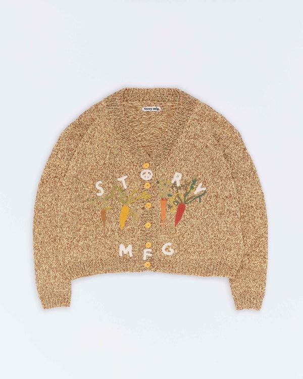 Story Mfg. Bulb Knit Cardigan - Jackfruit Carrots