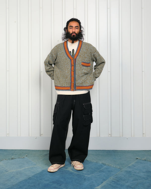 Story Mfg. Bulb Knit Cardigan - Twisted Green