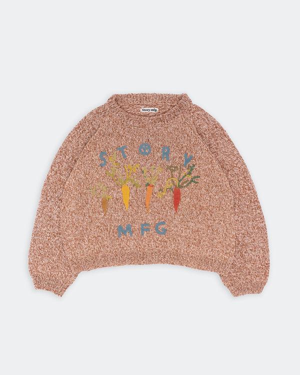 Story Mfg. Bulb Knit Jumper - Brown Carrots