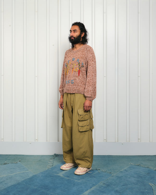 Story Mfg. Bulb Knit Jumper - Brown Carrots