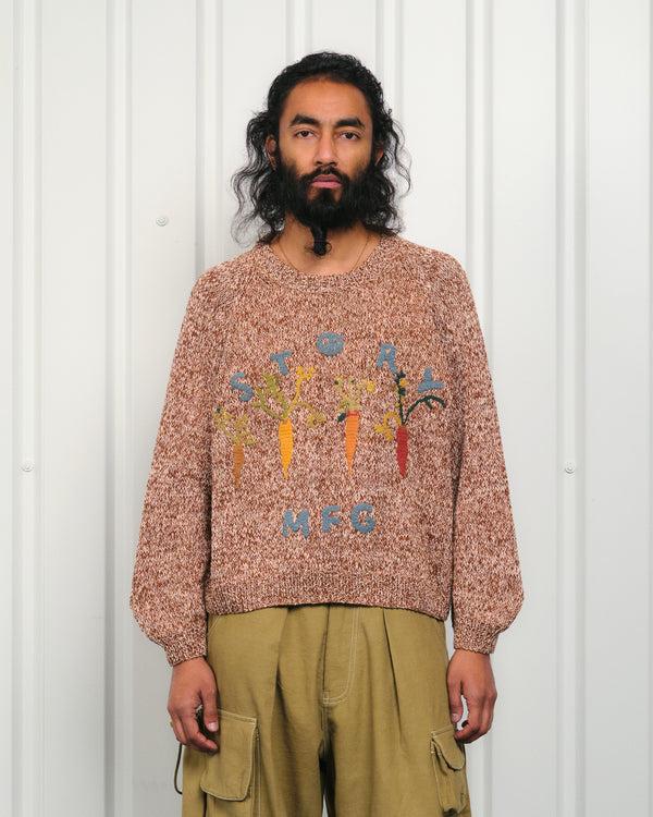 story mfg. Bulb Knit Jumper - Brown Carrots