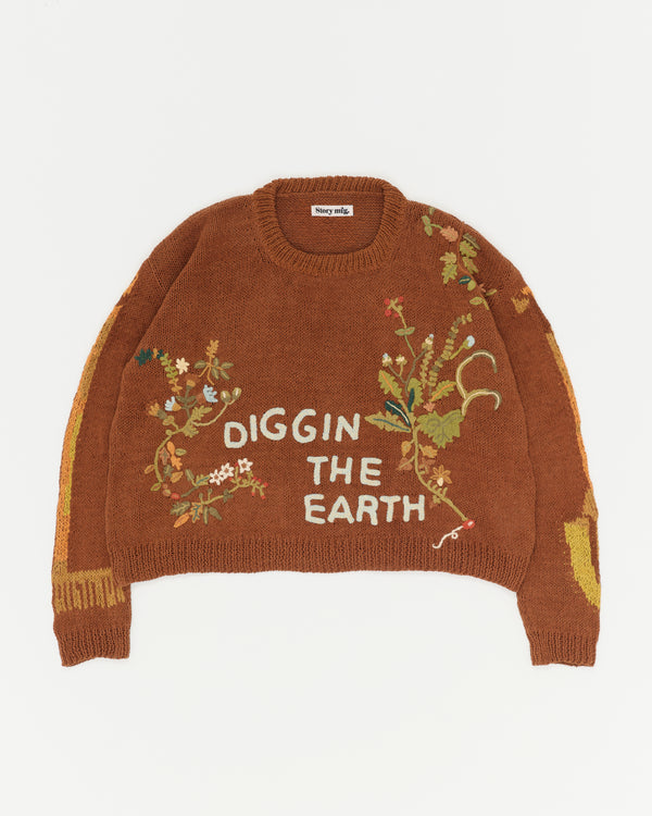 Story Mfg. Bulb Knit Jumper - Brown Diggin' The Earth