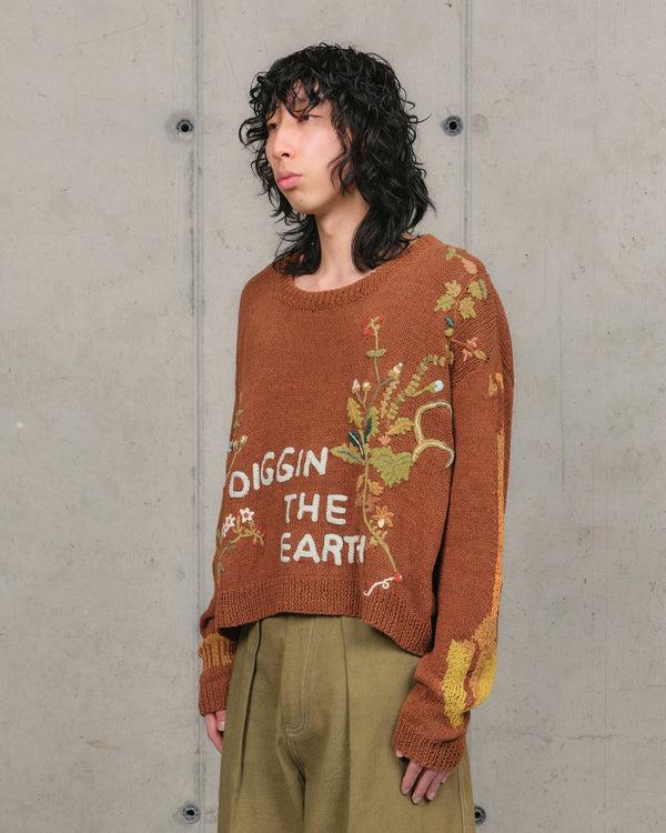 Story Mfg. Bulb Knit Jumper - Brown Diggin' The Earth
