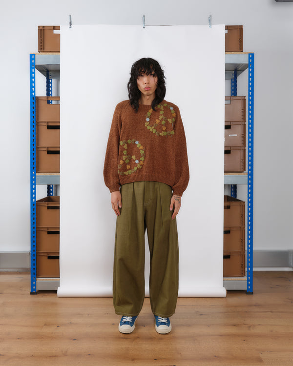 Story Mfg. Bulb Knit Jumper - Brown Peace