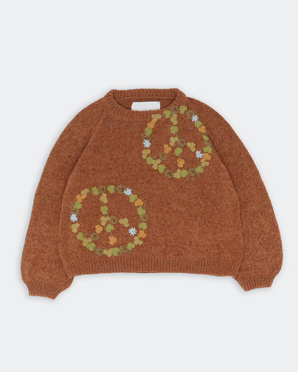 Story Mfg. Bulb Knit Jumper - Brown Peace