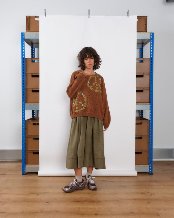 Story Mfg. Bulb Knit Jumper - Brown Peace