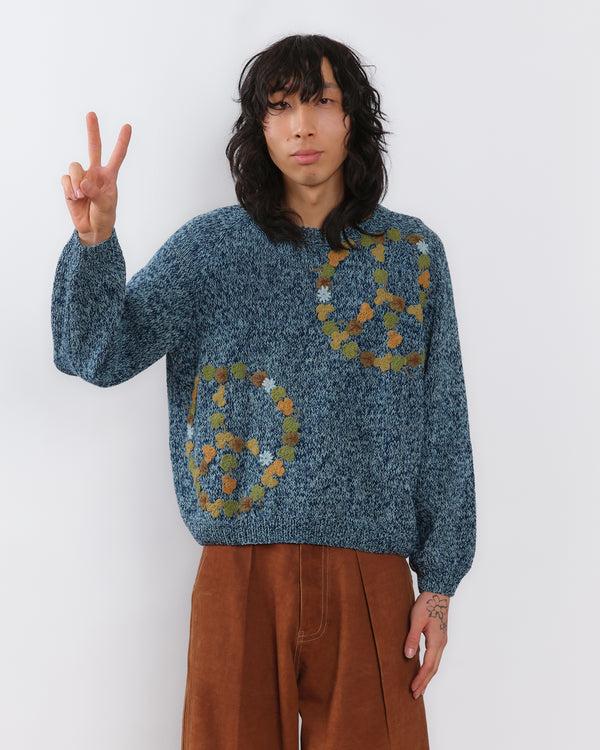 story mfg. Bulb Knit Jumper - Indigo Peace