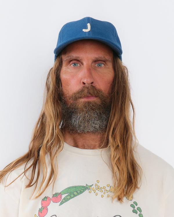 Story Mfg. Custom Baseball Cap - Indigo Handloom