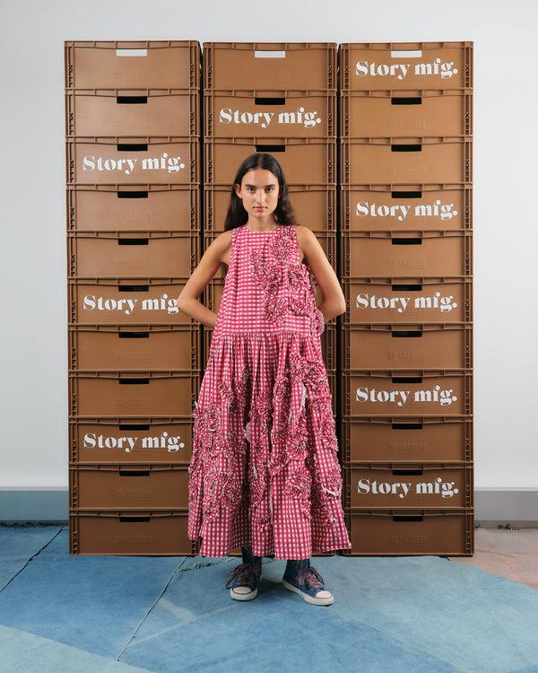 story mfg. Echo Dress - Red Fossil