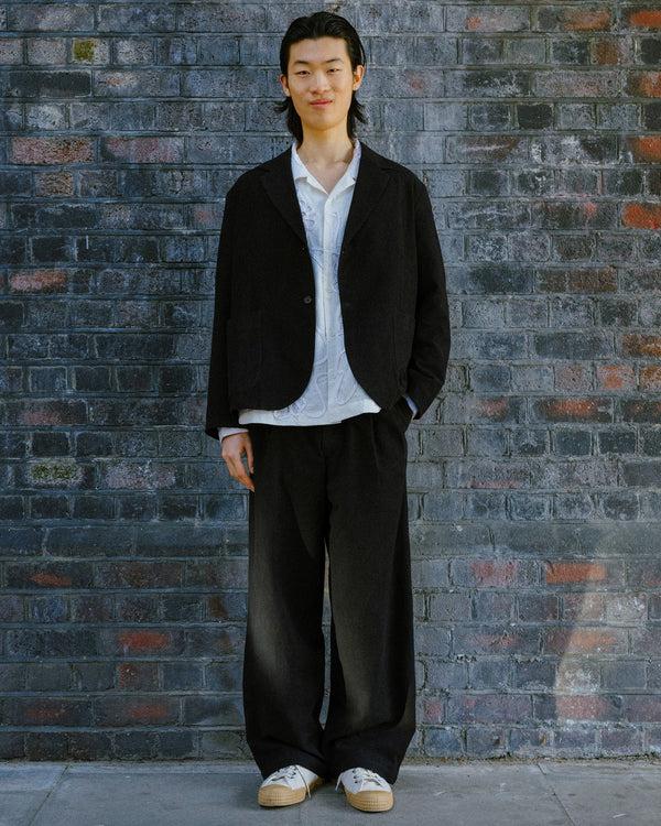 Story Mfg. Fenn Trousers - Black Slub