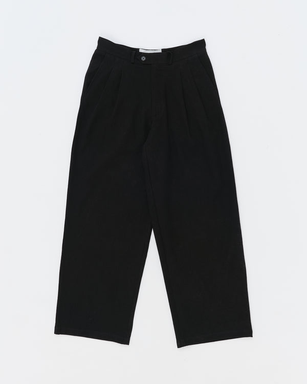 Story Mfg. Fenn Trousers - Black Slub