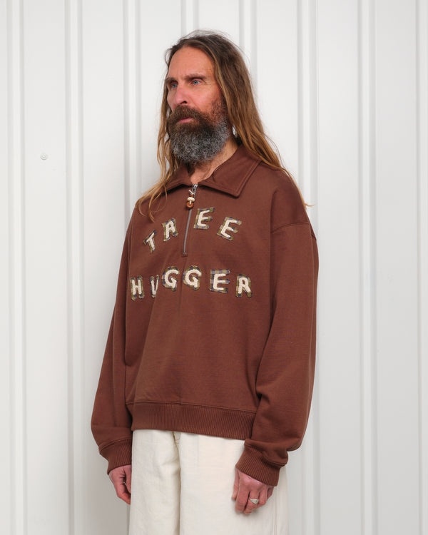 Story Mfg. Geo Pullover - Brown Tree Hugger