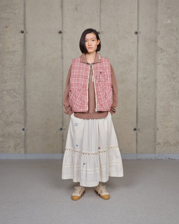 Story Mfg. Girolle Vest - Red Check