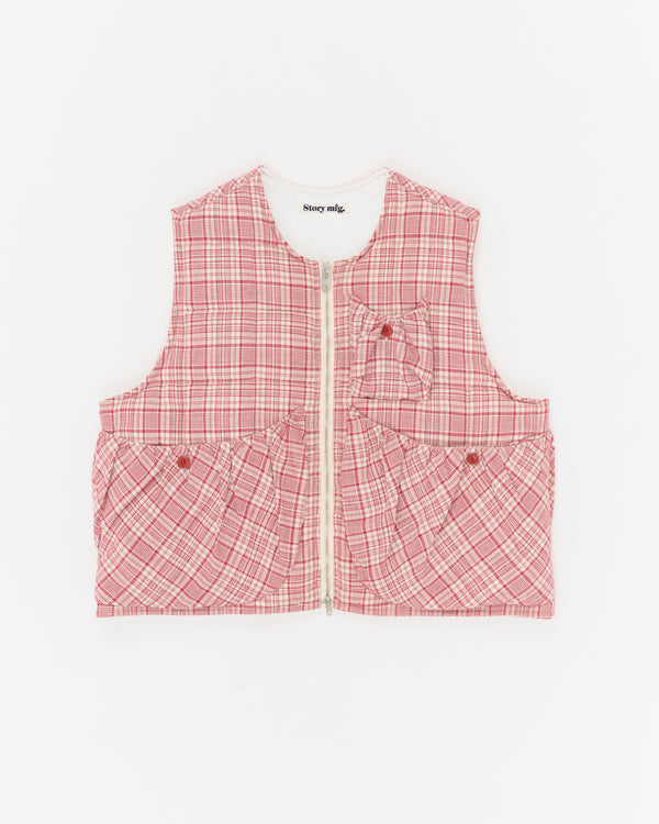 Story Mfg. Girolle Vest - Red Check